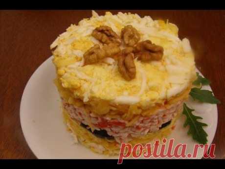 Вкуснейший салат на новый 2015 год! Черный жемчуг