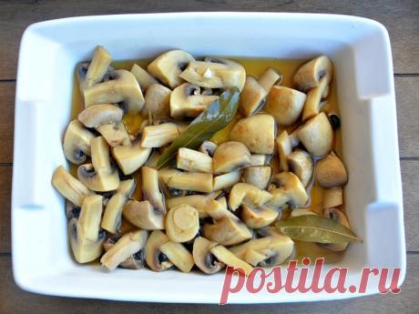 Бесподобные маринованные шампиньоны всего за 7 минут! Самый лучший рецепт!