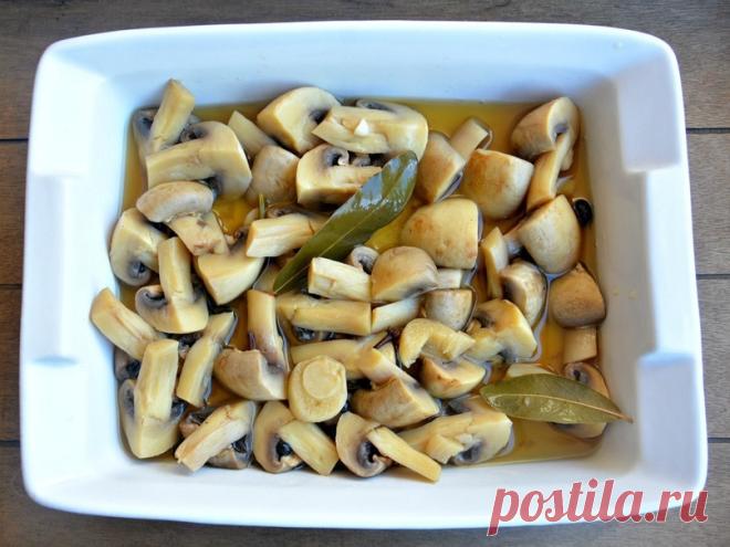 Бесподобные маринованные шампиньоны всего за 7 минут! Самый лучший рецепт!