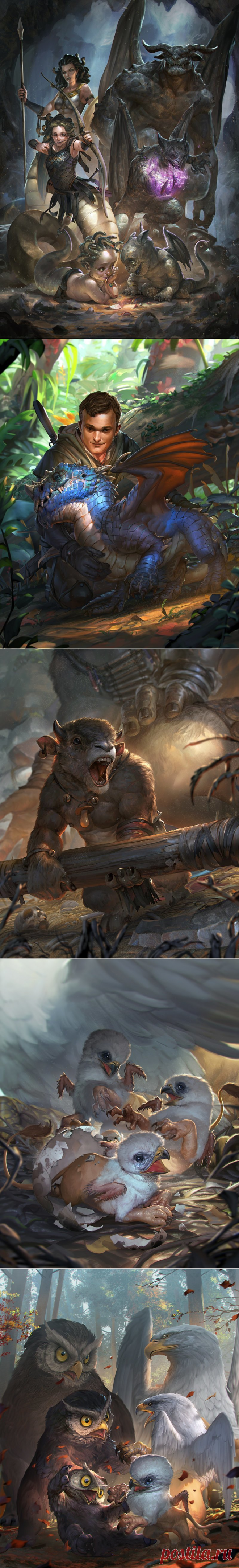 Шикарные анимационные персонажи индонезийского художника Руди Сисванто (21 фото) » Картины, художники, фотографы на Nevsepic