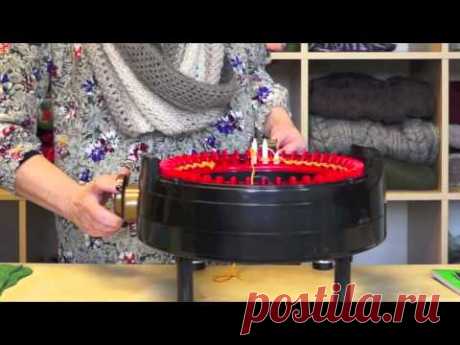 Knitting a Flat Panel on the addi Express Kingsize Knitting Machine