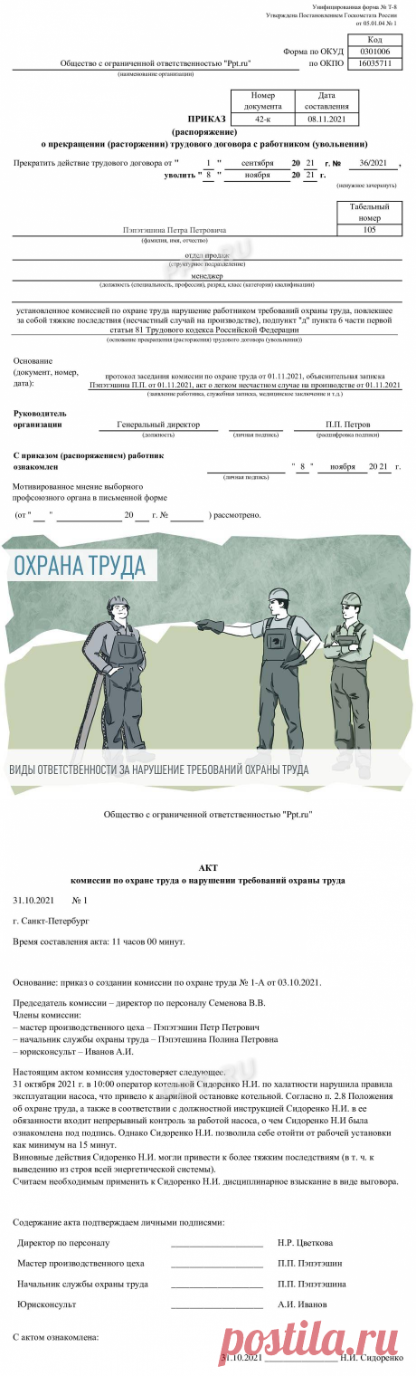Ответственность за нарушение требований охраны труда в организации в 2023 году