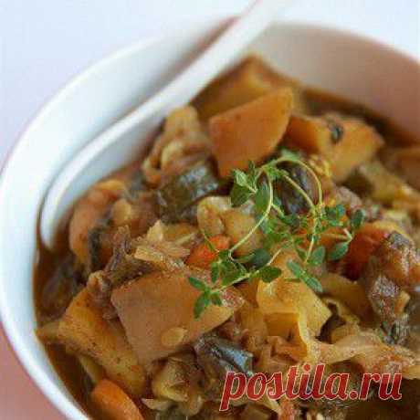 Овощное рагу с базиликом рецепт – вегетарианская еда: основные блюда