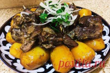 Казан-кебаб с говядиной и картошкой — Мой садочек