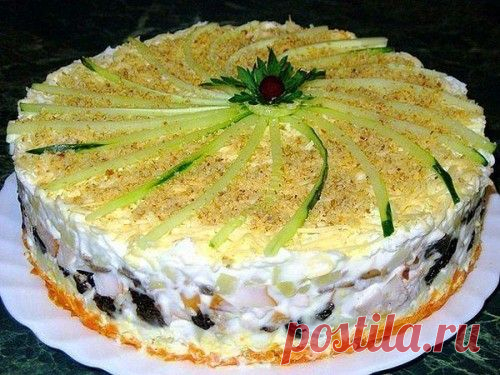 Салаты с копченой курицей: 8 рецептов / Простые рецепты