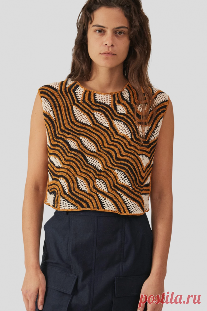 Современный фриформ крючком на подиуме. Коллекция Rachel Comey. | Вяжем крючком с Ольгой Ингрией | Дзен