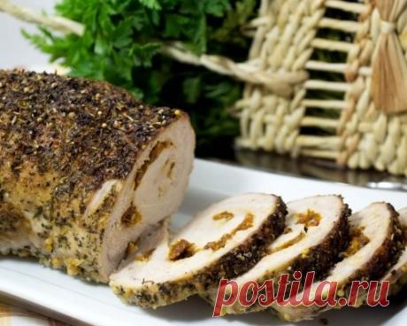 Рулет из свинины, такого вы ещё не пробовали!!!Вкуснотень!