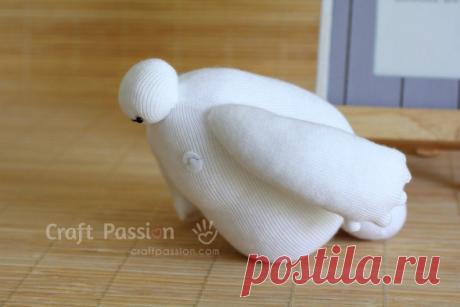 Носок Baymax Кукла-Бесплатно Швейные Шаблон / Ремесло Страсть