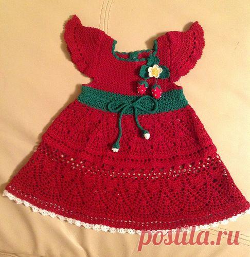 платье для девочки крючком - Самое интересное в блогах