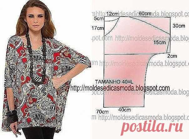 Летние туники. Простые выкройки