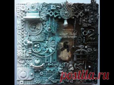 My First Mixed Media Canvas Collage!!!