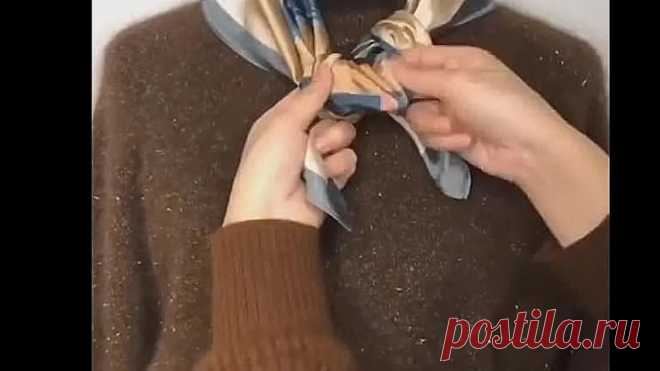 19 способов красиво завязать платок.