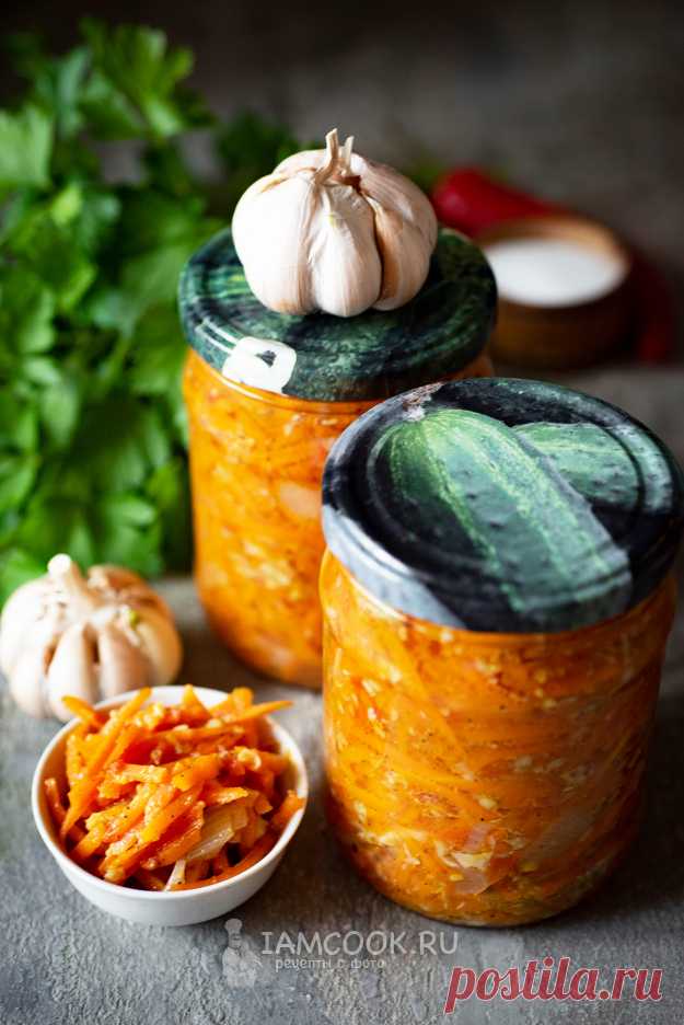 Салат из моркови с чесноком на зиму — рецепт с фото пошагово