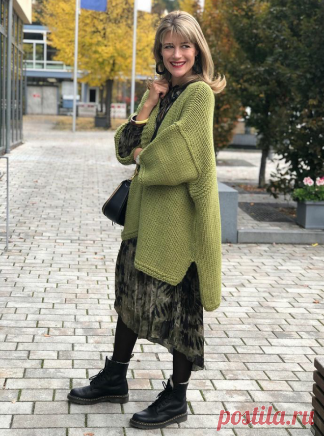 Какой кардиган надеть женщине до и после 50-ти, чтобы не только согреться, но и стильно выглядеть | До и после 50-ти | Яндекс Дзен