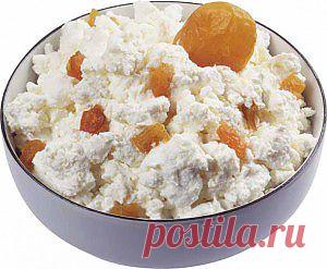 Творог с курагой