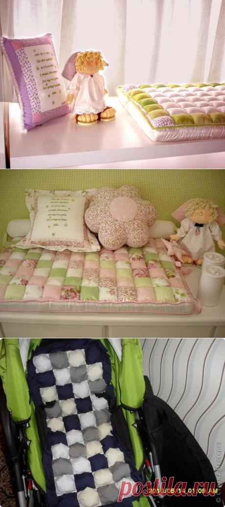 как сшить матрасик в коляску