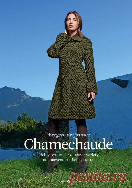 Вязание пальто Chamechaude, The Knitter 66