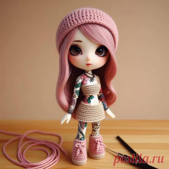 Миниатюрные шедевры: от вязаных игрушек до цифрового искусства. Картинка из нейросети Dalle - Dalle примеры промтов - Форум ИИ о нейросетях - Yes Ai