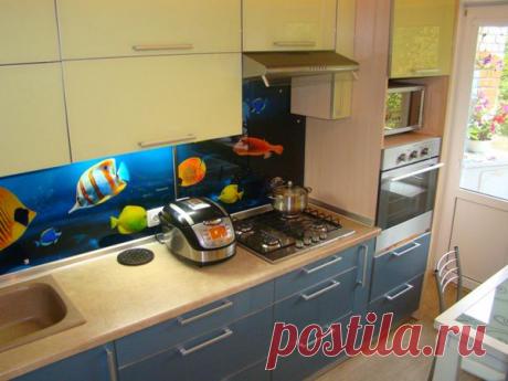 Кухня с аквариумом: вариант для оптимистов. | Ваш Дом