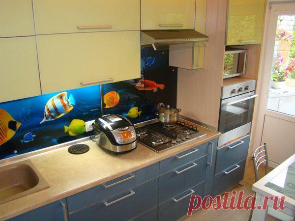 Кухня с аквариумом: вариант для оптимистов. | Ваш Дом