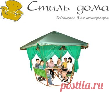 Дачная беседка "Люкс" со столом купить за 13990 руб.