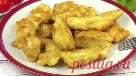 Рыбка на Ужин за 10 Минут. /Самый простой и вкусный универсальный кляр.
