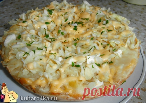 Хозяюшка. Кушать подано! - Ленивый пирог с капустой в мультиварке