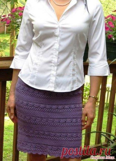 Юбка крючком