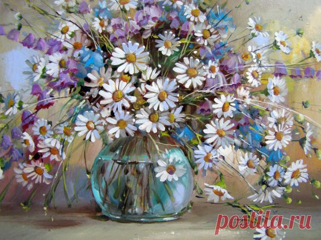 Художник Сердюков Александр Григорьевич. О цветах.