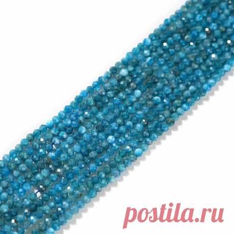 15" струна из природного апатита, 2мм-4мм круглые свободные каменные бусины для изготовления ювелирных изделий, аксессуары для браслета, товары для рукоделия – творчество, и шитьё – Тему