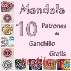 mandala crochet free pattern mandala patron gratis ganchillo patrones grafico paso a paso how to doily carpeta tapete como tejer