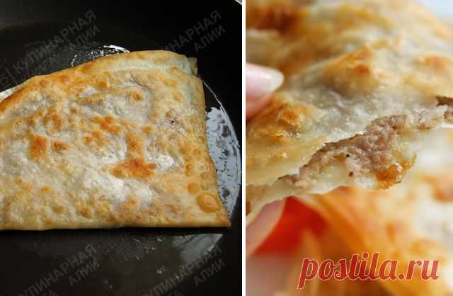 ленивые чебуреки... из лаваша
