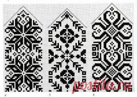 Готовимся к холодам.Жаккард для варежек