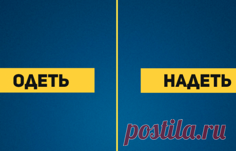 10 пар слов, которые никогда не перепутают грамотные люди