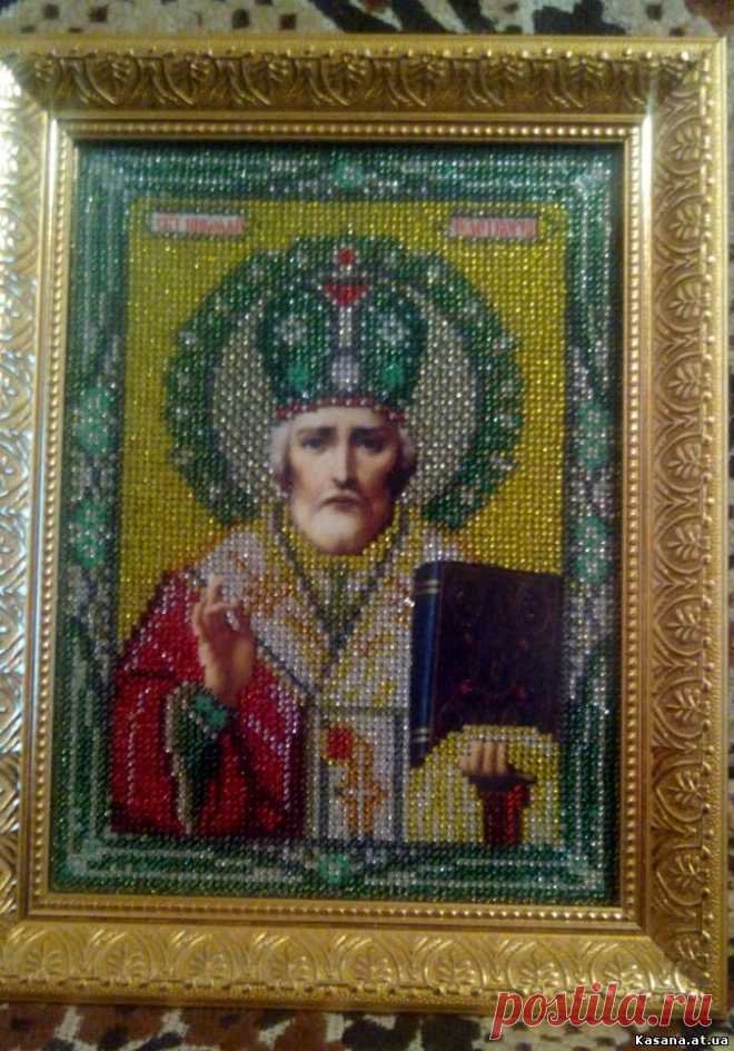 Икона "Николай Чудотворец" --- жми--- - Ангелки <!--if()-->- <!--endif--> - Вязяные вещи - Вязаные вещи на заказ