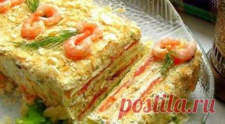 Как приготовить закусочный пирог с семгой | БУДЕТ ВКУСНО!