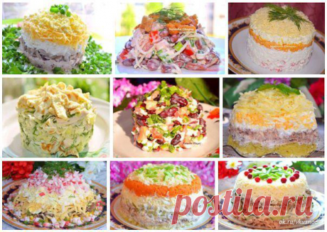 9 РЕЦЕПТОВ САМЫХ ВКУСНЫХ САЛАТОВ | Самые вкусные кулинарные рецепты