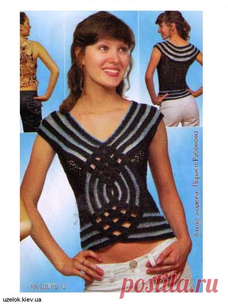 Маечка из лент.