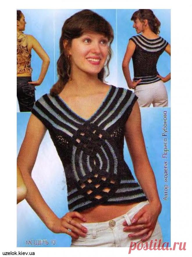 Маечка из лент.