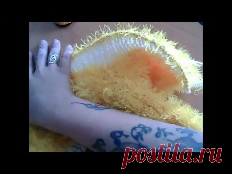 Вяжем шубку на девочку 2-3 годика из травки