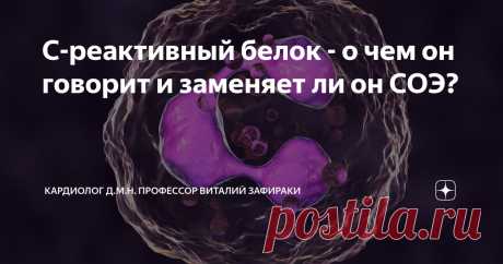 С-реактивный белок - о чем он говорит и заменяет ли он СОЭ? Статья автора «Кардиолог, д.м.н. Виталий Зафираки » в Дзене ✍: СРБ - белок, возникший на этапах эволюции очень давно, порядка 500 млн лет, и есть такие белки уже у насекомых.