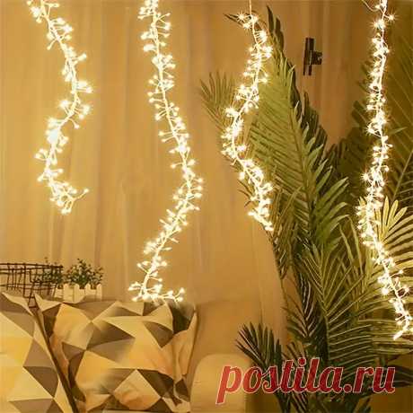 Цветные гирлянды с 8 режимами и 8 функциями питание от USB - Temu Moldova