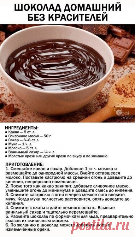 Хозяйкам на заметку конечно же это и не настоящий, классический шоколад, точнее сказать, это шоколадный десерт. Но поверьте, он очень вкусный, и без всякой химии