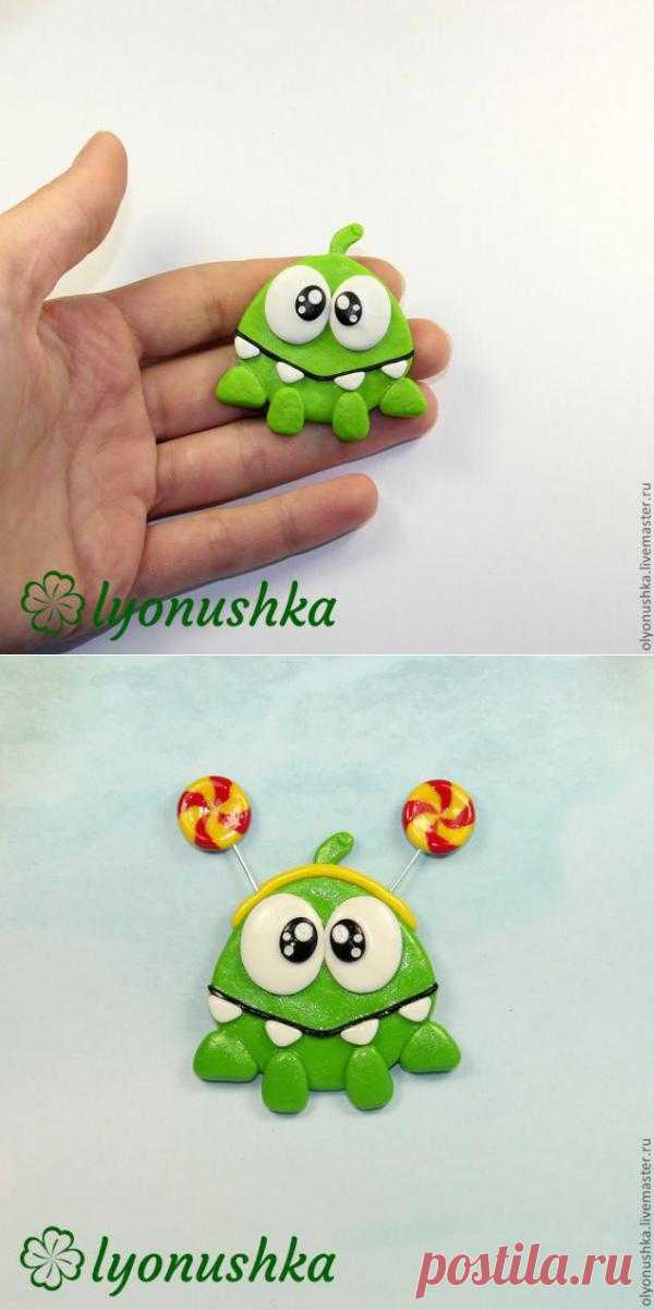 Лепим героя игры «Cut the Rope». По моему жутко симпатишно)))