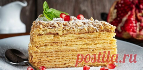 Незвичайний торт «Мокрий Наполеон» зі смаком підталого пломбіру | Cвоїми руками