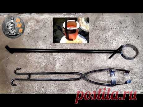 Making foundry tongs