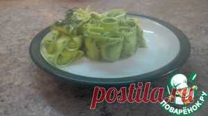 Быстрые маринованные кабачки - кулинарный рецепт