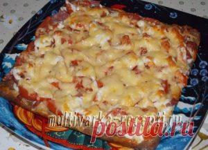 Пицца из хлеба в духовке