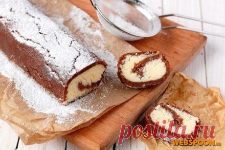 Рулет из печенья и кокосовой стружки с фото | Рецепт рулета из печенья | Рулет с кокосовой стружкой на Webspoon.ru