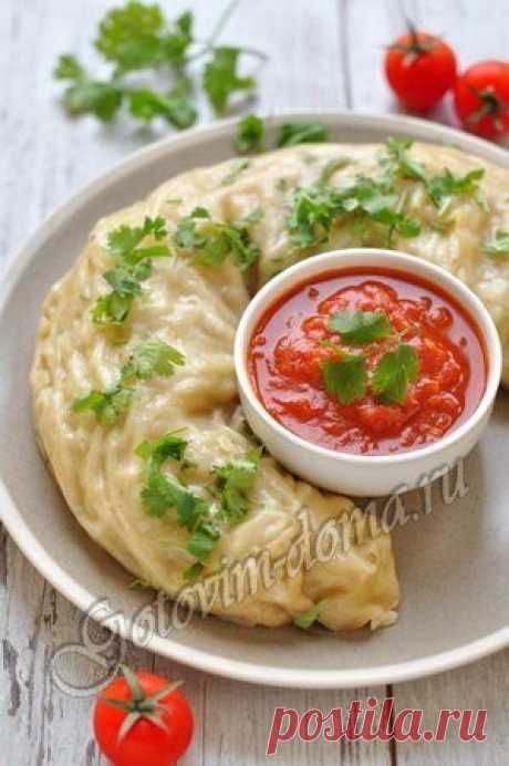 Ханум (паровой рулет с картофелем).